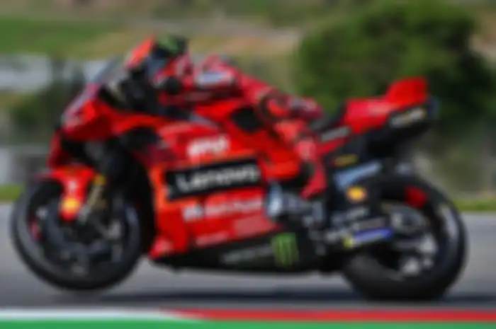 Francesco Bagnaia tak salah pakai nomor start 1 di motor MotoGP-nya setelah jadi terkencang di hasil tes pramusim MotoGP 2023 Portimao