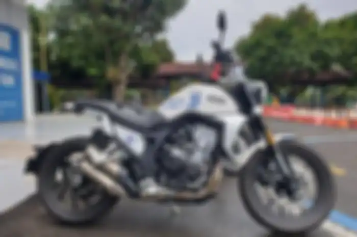 Hunter Scrambler SK500 untuk ujian praktik SIM C1.