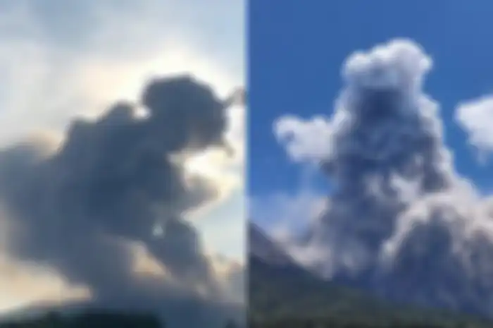 Viral awan panas Gunung Merapi 
