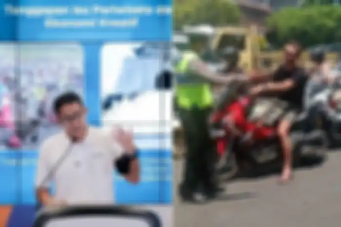 Ilustrasi Menteri Pariwisata dan Ekonomi Kreatif Sandiaga Uno (kiri) soroti kebijakan larangan turis asing sewa motor di Bali yang ramai belakangan ini.