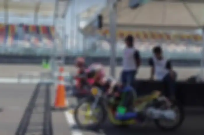 Sirkuit Mandalika menjadi lokasi berlangsungnya event Drag Bike Piala Kapolda NTB.