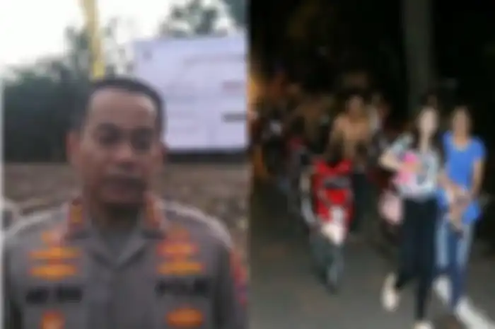 Ilustrasi Kapolda Kalsel Irjen Andi Rian (kiri) dan pelaku balap liar disuruh dorong motor (kanan).