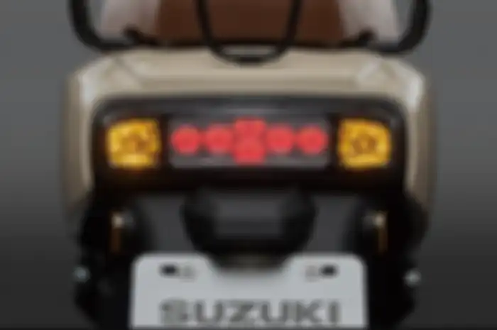 Lampu motor matic baru Suzuki SUI 125 desain boxy terinspirasi Kei Car