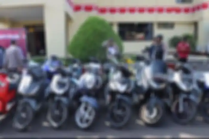 Ilustrasi motor curian yang berhasil diamankan polisi, lapor pencurian motor gratis.