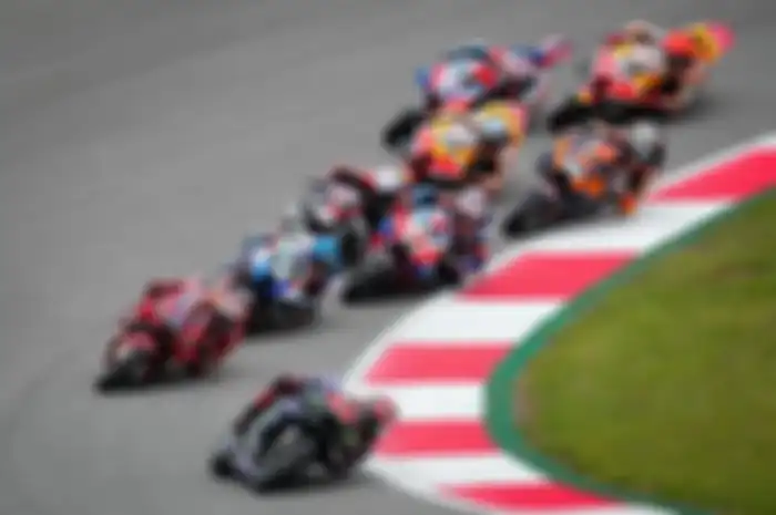 Foto ilustrasi Marc Marquez (93) dan pembalap lain. Cek jadwal MotoGP Portugal 2023, tonton keseruannya jelang berbuka puasa.