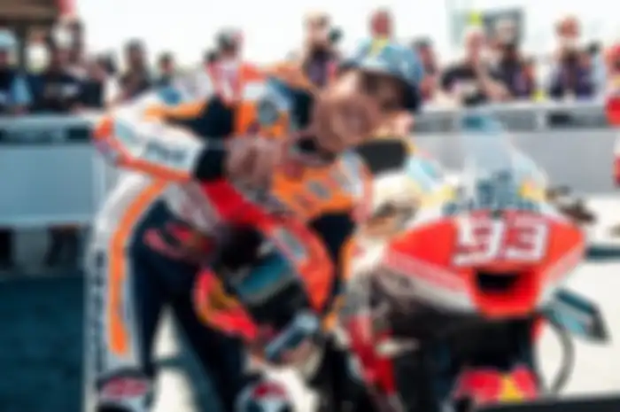 Marc Marquez berhasil podium di sprint rrace MotoGP Portugal 2023
