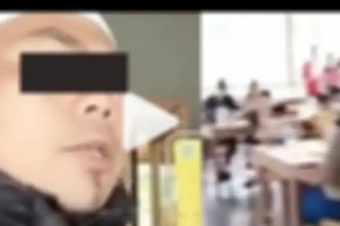 Sosok pemuda yang lakukan penggrebekan sebuah rumah makan.