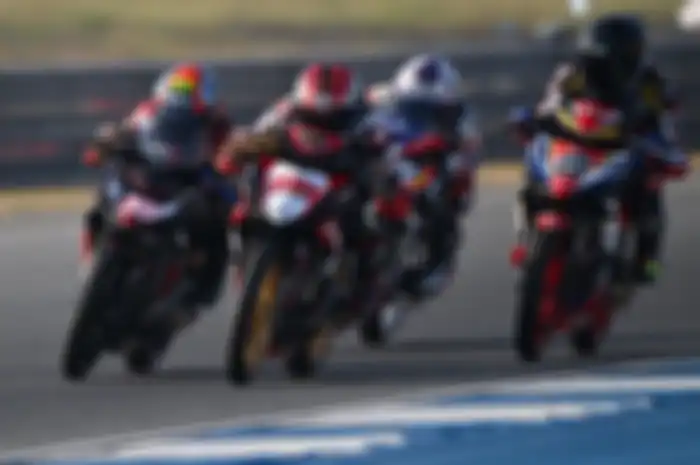 Race 2 UB150 ARRC Thailand 2023, pembalap Indonesia Wawan Wello nyaris juara.