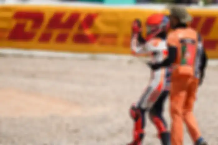 Marc Marquez tampil di jeblok di hari MInggu (26/3/2023) membuat diirnya mentok di predikat The Saturday Rider MotoGP Portugal 2023