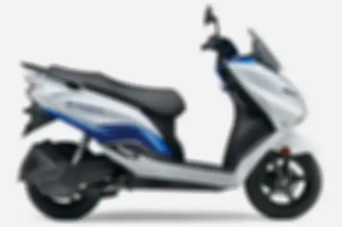 Tampilan prototipe motor listrik Suzuki e-Burgman.
