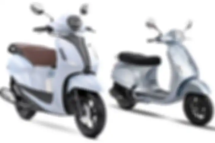 Foto ilustrasi Yamaha Grand Filano (kiri) dan Vespa LX 125, segini biaya servis masing-masing.
