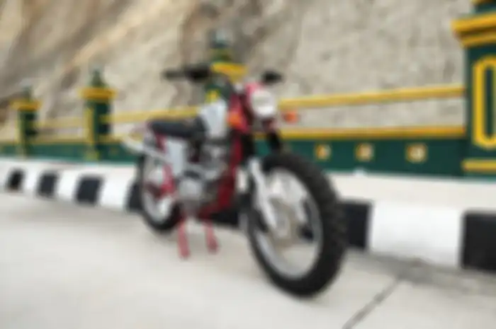 Modifikasi motor Honda Verza disulap jadi scrambler ala Honda CL77.