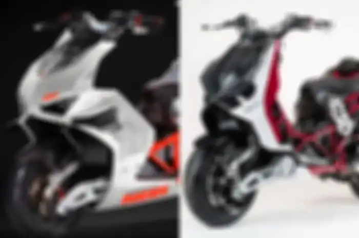 Italjet Dragster 200 jadi basis motor matic Ducati
