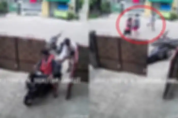Sempat berduel dengan pemilik Yamaha NMAX, kedua maling motor akhirnya ditangkap warga.