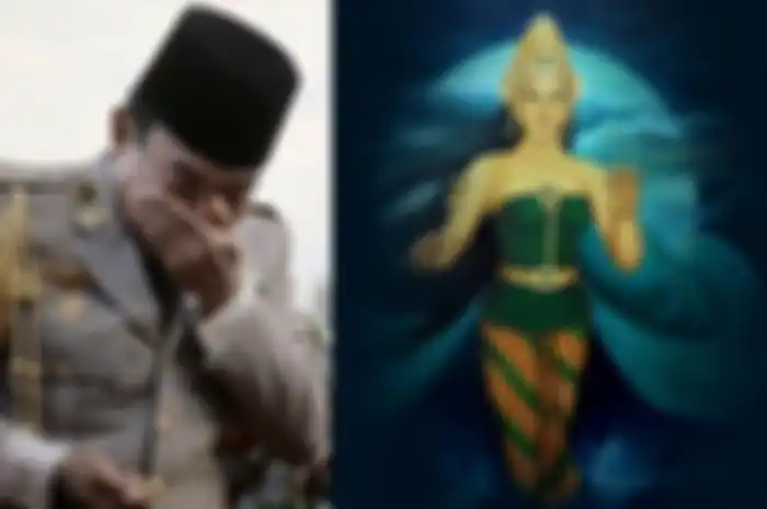 Ilustrasi - Hubungan Nyi Roro Kidul dengan raja-raja Jawa.