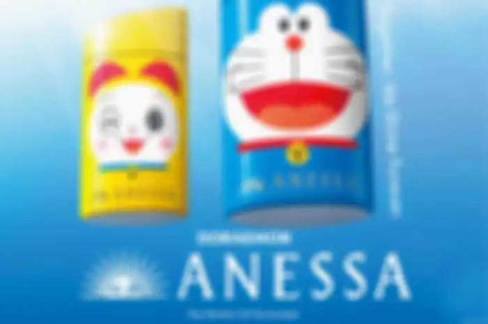 Sunscreen kolaborasi Anessa dan Doraemon