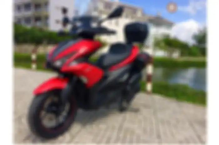 Modifikasi motor Yamaha Aerox, inspirasi untuk touring Lebaran.