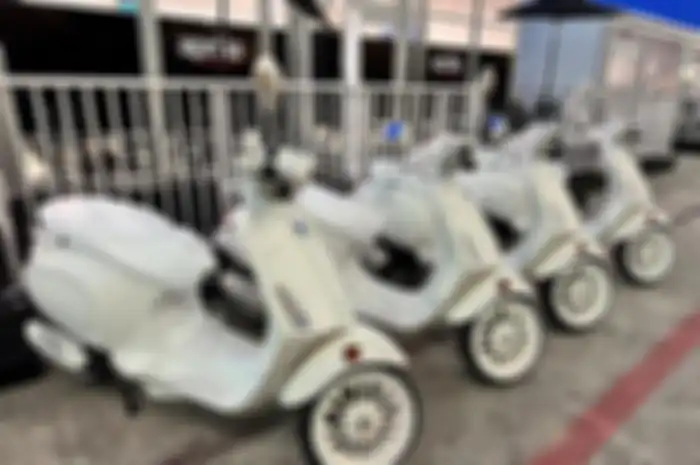Bikin heran. Vespa Justin Bieber di sini jadi motor sultan, di MotoGP Amerika 2023 malah jadi motor paddock!