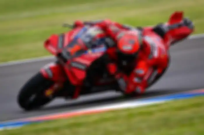 Murid Valentino Rossi, Francesco Bagnaia geser adik Marc Marquez, Alex Marquez sebagai tercepat di FP3 MotoGP Amerika 2023.