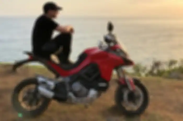 Ari Wibowo rajin touring naik Ducati Multistrada