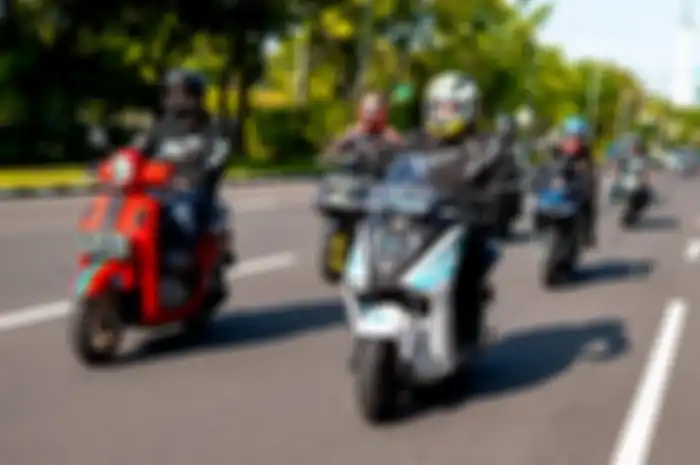 Gathering komunitas motor Yamaha