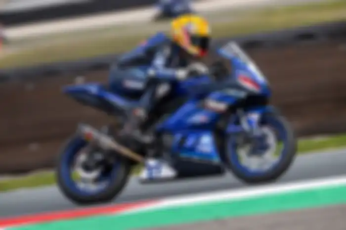 Debut Aldi Satya Mahendra di R3 bLU cRU European Cup berjalan baik, meski belum menggenapkan pole position menjadi podium. 