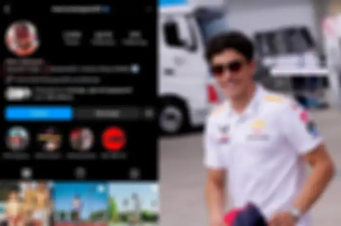 Marc Marquez ganti bio Instagram.