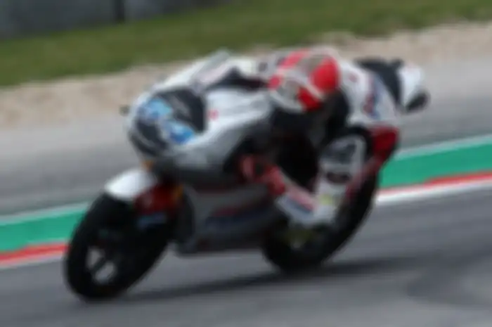Pembalap Indonesia Mario Aji mantap hadapi Moto3 Spanyol 2023.