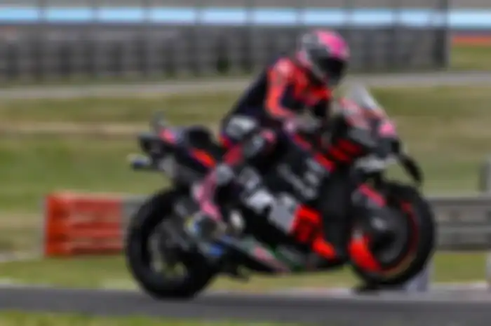 Mampu geser Dani Pedrosa, Aleix Espargaro (Aprilia Racing) tercepat di FP2 MotoGP Spanyol 2023.