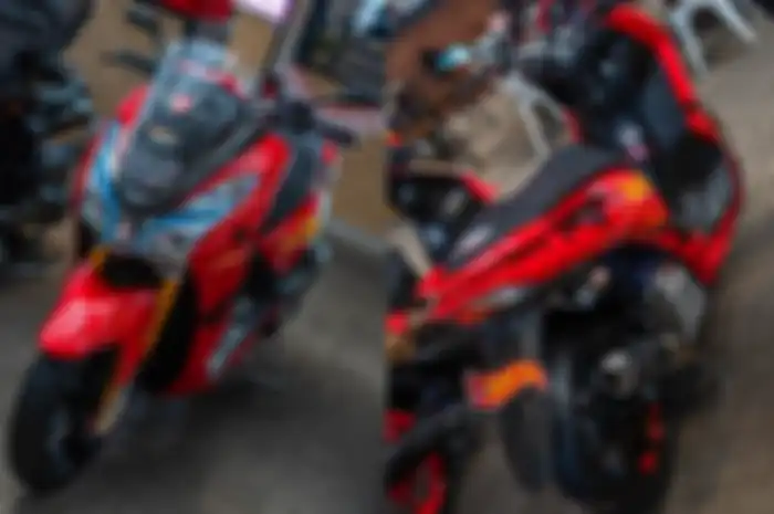Yamaha Lexi modifikasi ala Hotwheels