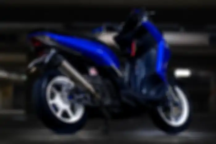 Yamaha Lexi modifikasi pakai kaki-kaki spek Aerox