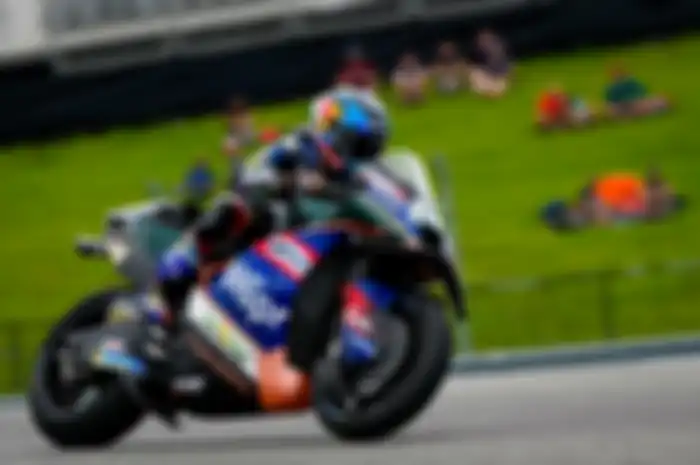 Pembalap CryptoDATA RNF Aprilia MotoGP, Miguel Oliveira tercepat di FP3 MotoGP Spanyol 2023, Francesco Bagnaia turun.