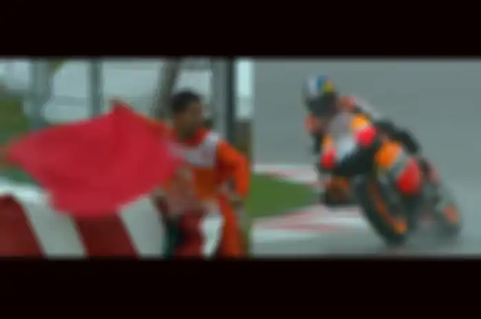 Aneh tapi nyata Dani Pedrosa balapan MotoGP ada kejadian keluar bendera merah dikibarkan sejak di MotoGP Malaysia 2012, MotoGP Styria 2021 dan Sprint MotoGP Spanyol 2023