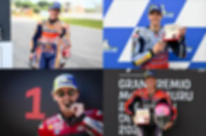 Deretan pole position di 4 ronde MotoGP 2023, Marc Marquez (Portugal), Alex Marquez (Argentina) dan Francesco Bagnaia (Amerika) dan Aleix Espargaro (Spanyol) bukan jaminan 100% jadi pemenang