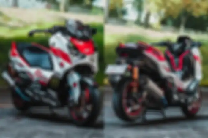 Yamaha XMAX Connected terbaru dengan konsep Racing Look