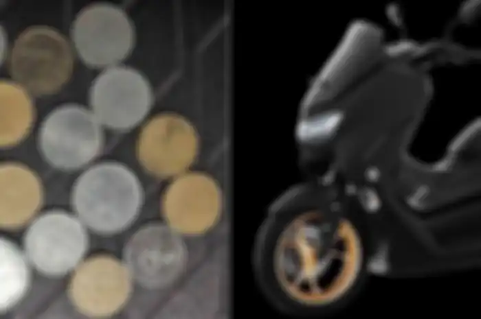 Uang koin atau uang receh sekeping bisa dijual seharga motor Yamaha NMAX