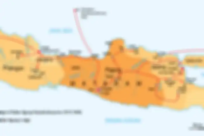 Peta kerajaan Mataram Islam. Berikut ini penjelasan lengkap tentang bagaimana proses berdirinya Kerajaan Mataram