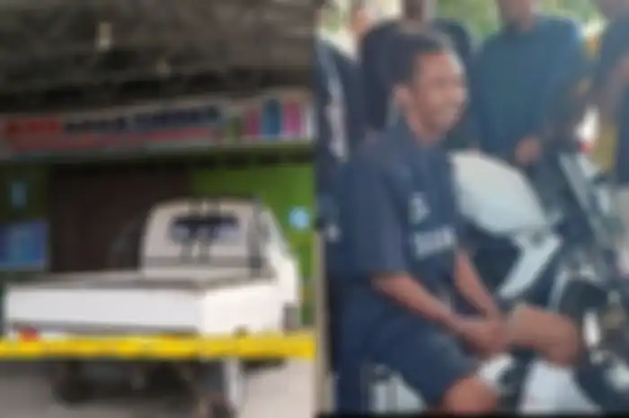 Muhammad Husen (kanan), pelaku pembunuhan bos depot air isi ulang di Semarang yang tega mengecor hingga memutilasi korban.