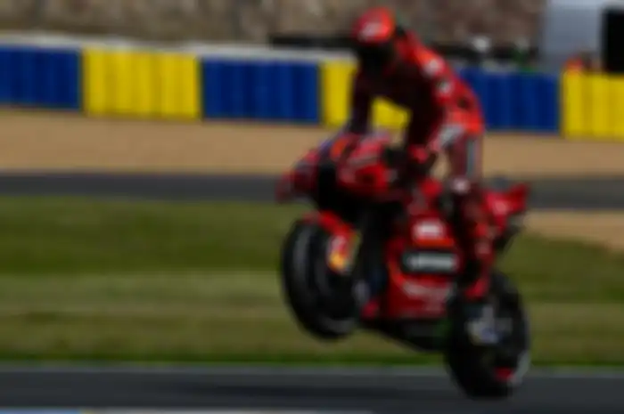 Pembalap Ducati Lenovo, Francesco Bagnaia raih pole position di detik-detik terakhir kualifikasi MotoGP Prancis 2023, Fabio Quartararo segini.