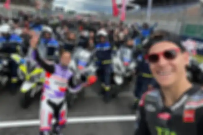 Jagoan local atau local hero Johann Zarco (kiri) dan Fabio Quartararo (kanan) harapan besar fanatikan tuan rumah menang di MotoGP Prancis 2023