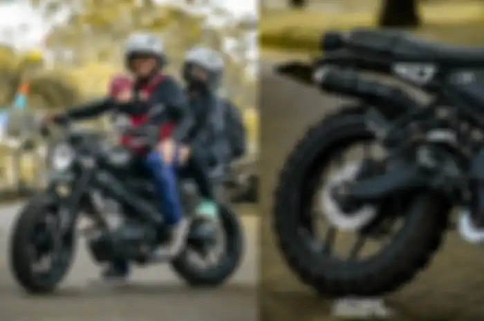 Yamaha XSR 155 scrambler dari Andrie Laksmana Adiya