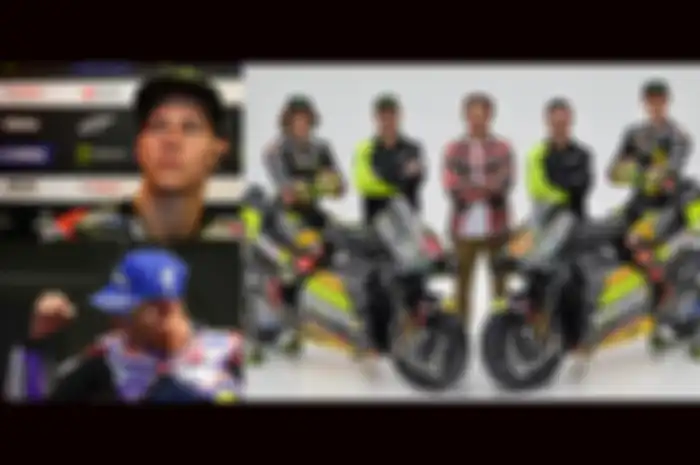 Bertubi-tubi Yamaha di MotoGP Prancis 2023, performa jeblok Fabio Quartararo (kiri atas) dampaknya kena ke pembalap incaran musim depan Jorge Martin (kiri bawah) dan calon skuat Yamaha satelit, VR46 Racing Team (kanan)