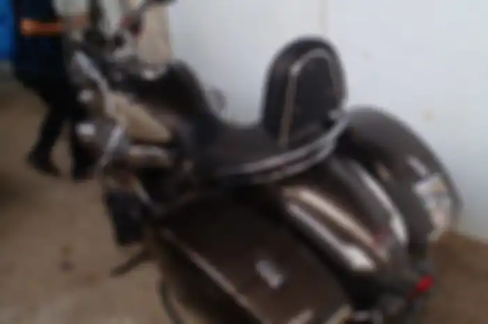 Moge Moto Guzzi yang tabrak santri di Ciamis