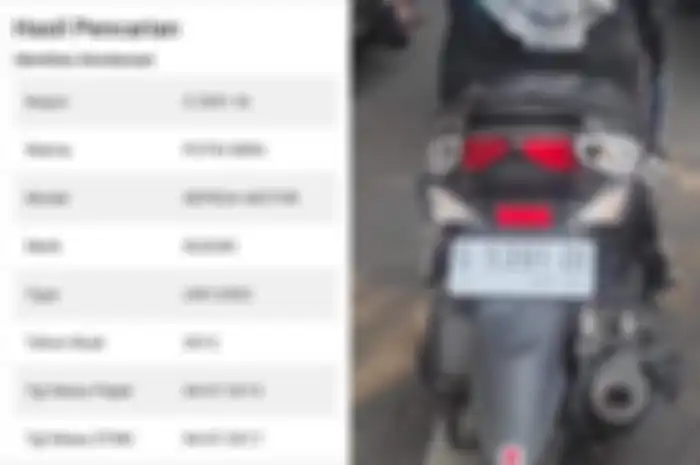 Viral pelat nomor motor Suzuki Hayate punya masa berlaku habis sampai 2031 ternyata ini faktanya.