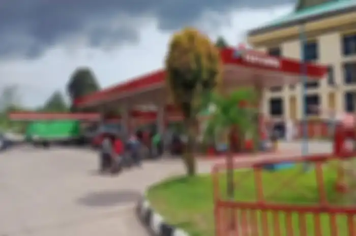 Foto ilustrasi SPBU Pertamina. Harga Pertamax turun, ada yang hanya Rp 11 ribuan per liter.
