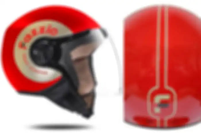 Helm Yamaha Fazzio punya model retro modern