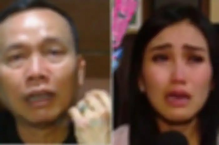 Abdul Rozak dan putrinya Ayu Ting Ting