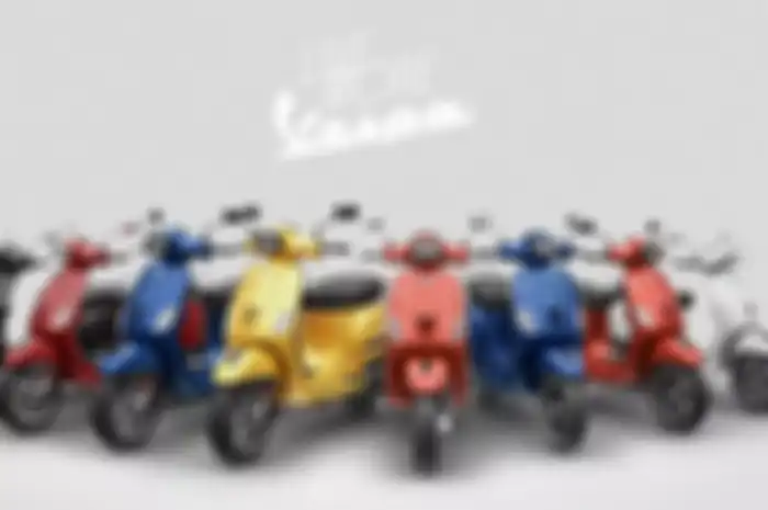 Ilustrasi motor murah Vespa Vrindavan alias dari India.