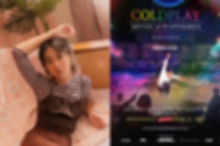 Ini dia sosok Rahmania Astrini yang menjadi tamu spesial dalam konser Coldplay di Jakarta.