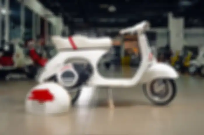 Modifikasi motor listrik Vespa tahun 1960-an garapan Elders Elettrico.